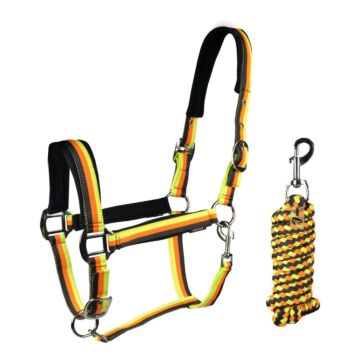 Halfter-Set Horka Neon Orange/Gelb