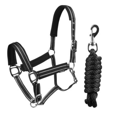 Halfter-Set Horka Delux Schwarz/Silber