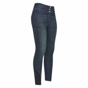 Reithose HV Polo Elena fullgriff Blue denim