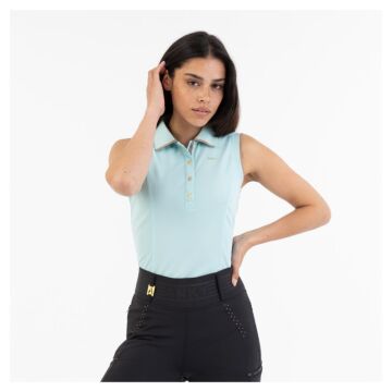 Polo ärmellos Anky Canal Blue