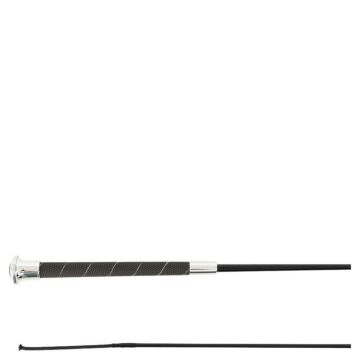 Dressurpeitschen BR Scorpius Schwarz/Zilver 