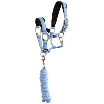 Halfter BR Mini Horse met touw Little Blue 
